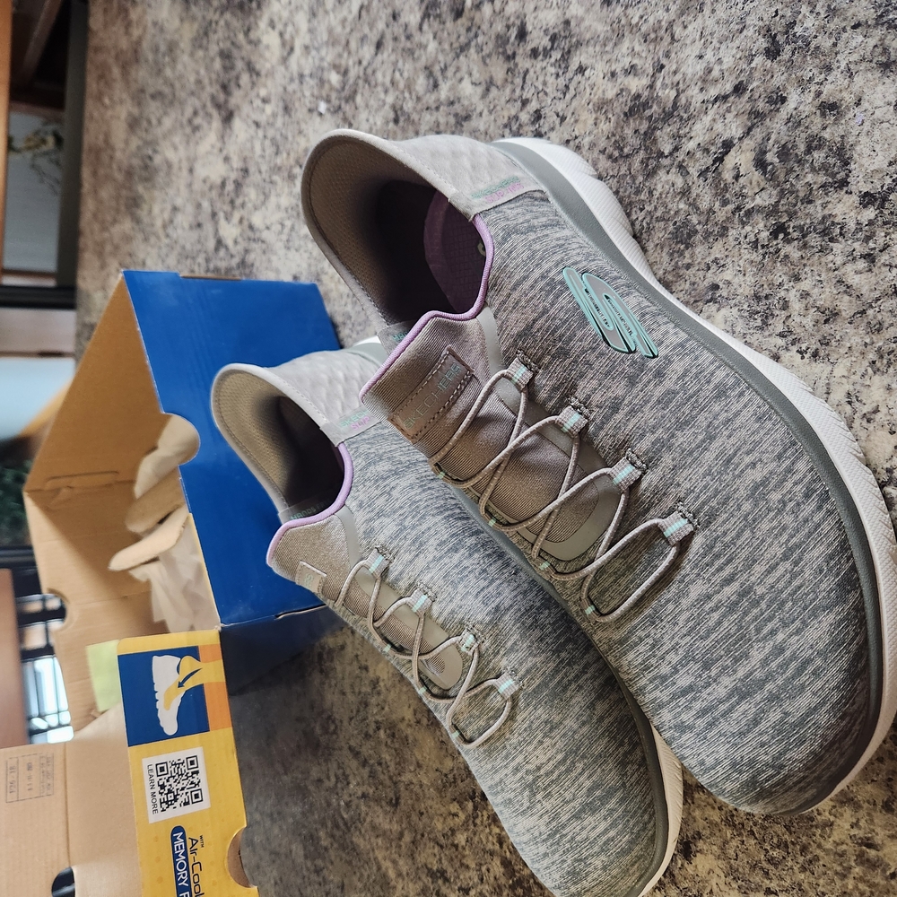 Skechers Women's Gray Athletic Shoes